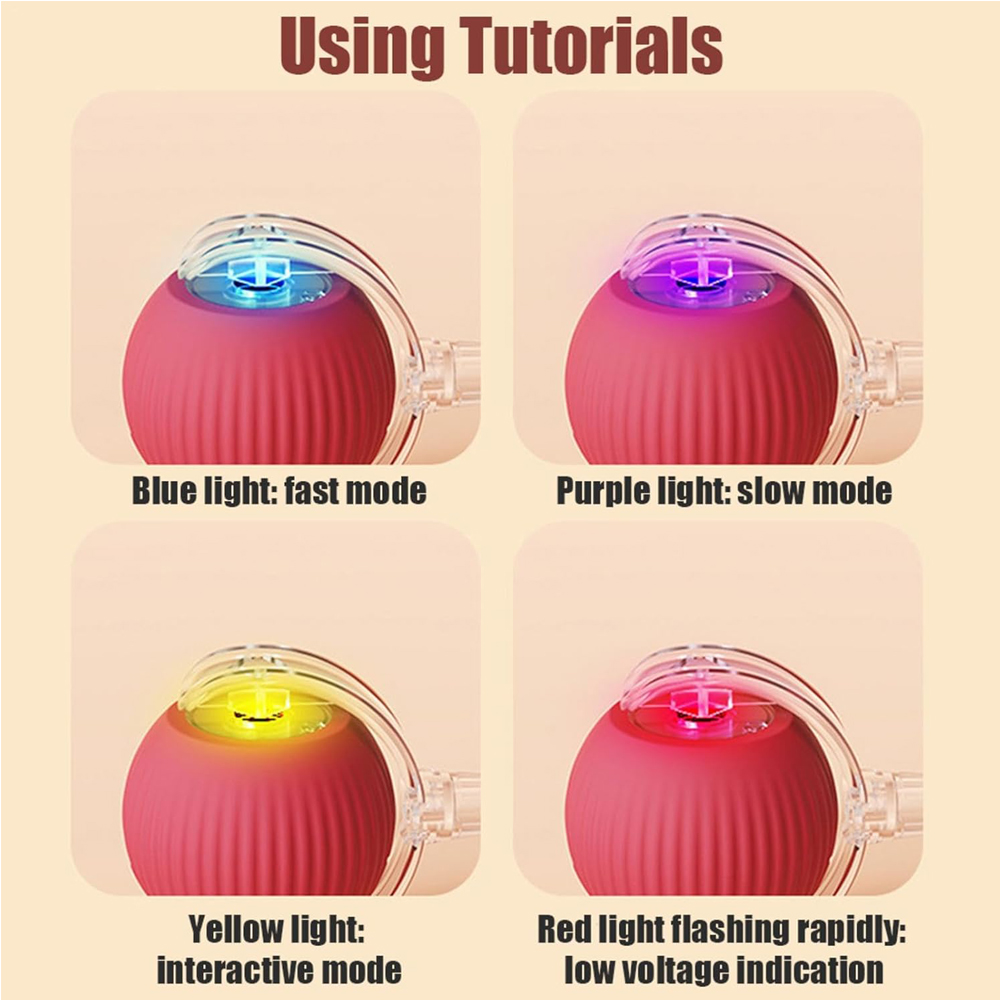 Interactive Rolling Cat Ball