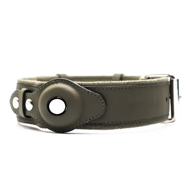 Location Tracker First Layer Leather Dog Pet
