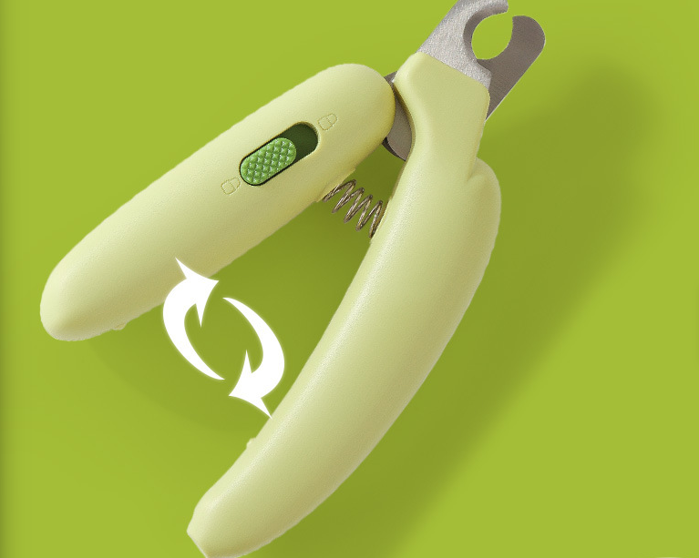 Newly Designed Pet-specific Banana-shaped Nail Clippers - The Ultimate Nail Shears For Pets