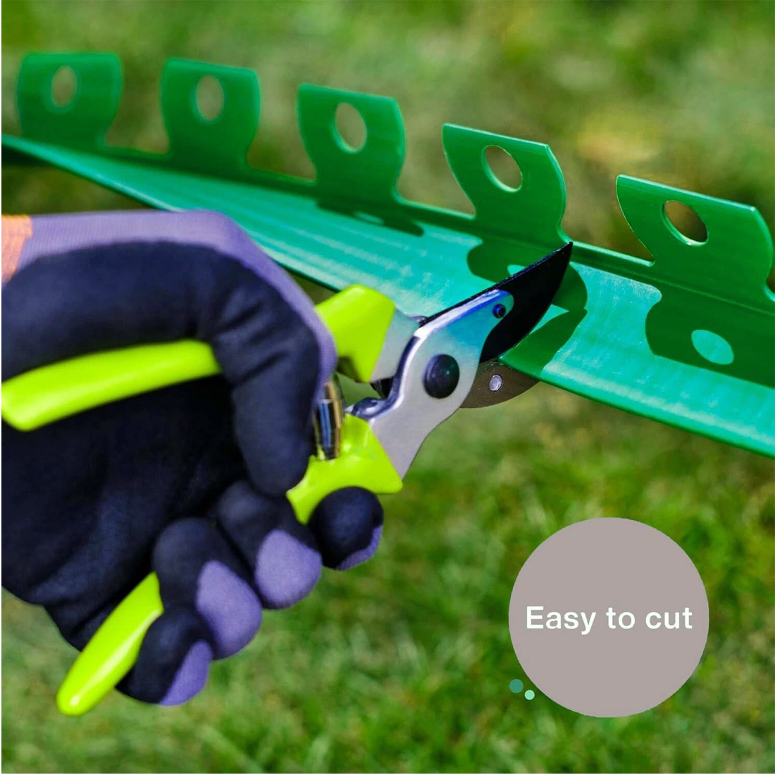 10-meter Outdoor Garden Boundary Lawn Isolation Stripedge Strip Send 30 Nails