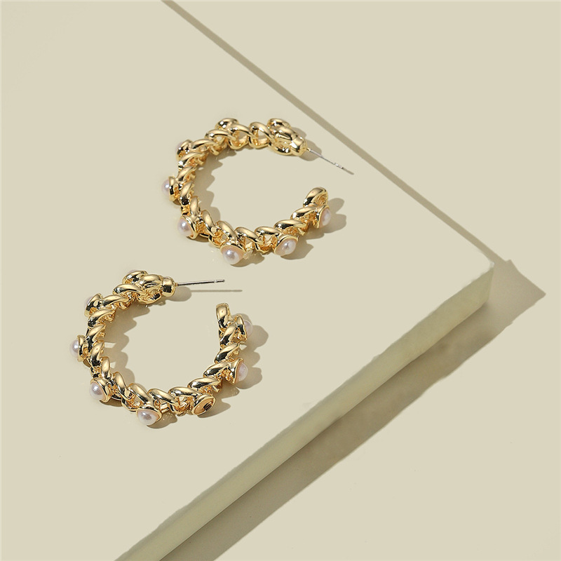 C-shaped Earrings Jewelry Ins Personality Design Sense