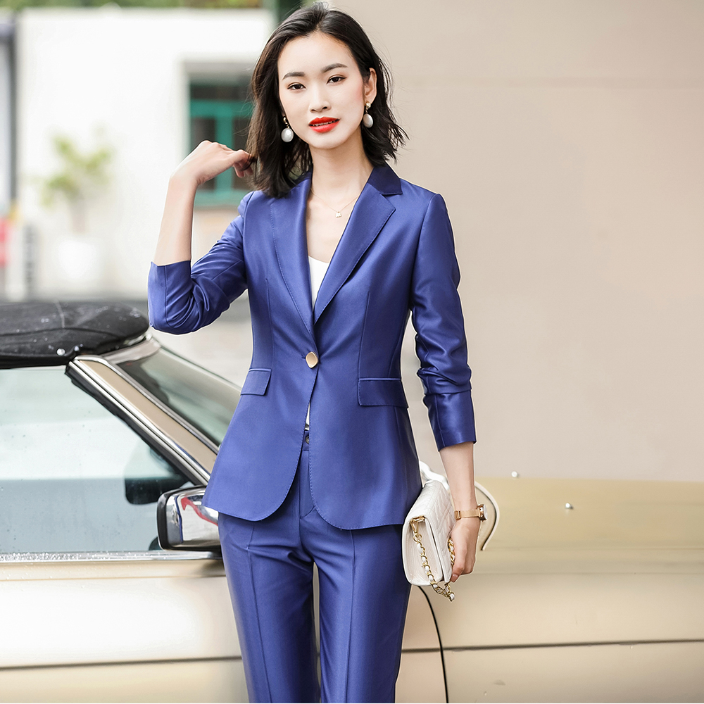 Two-piece Women's Western-style Long-sleeved Suit