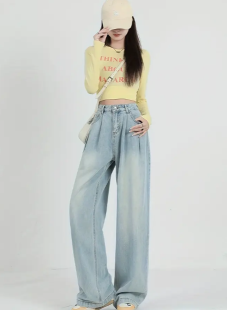 High Waisted Wide Leg Jeans For Women