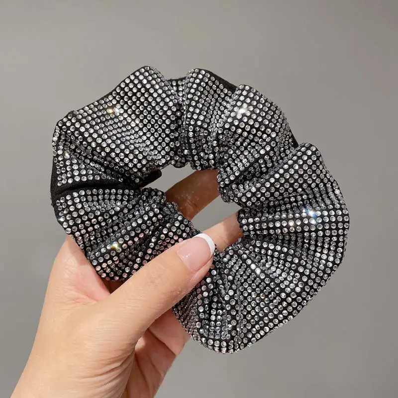 Polka Dot Hot Rhinestone Hairpin Large Intestine Headband