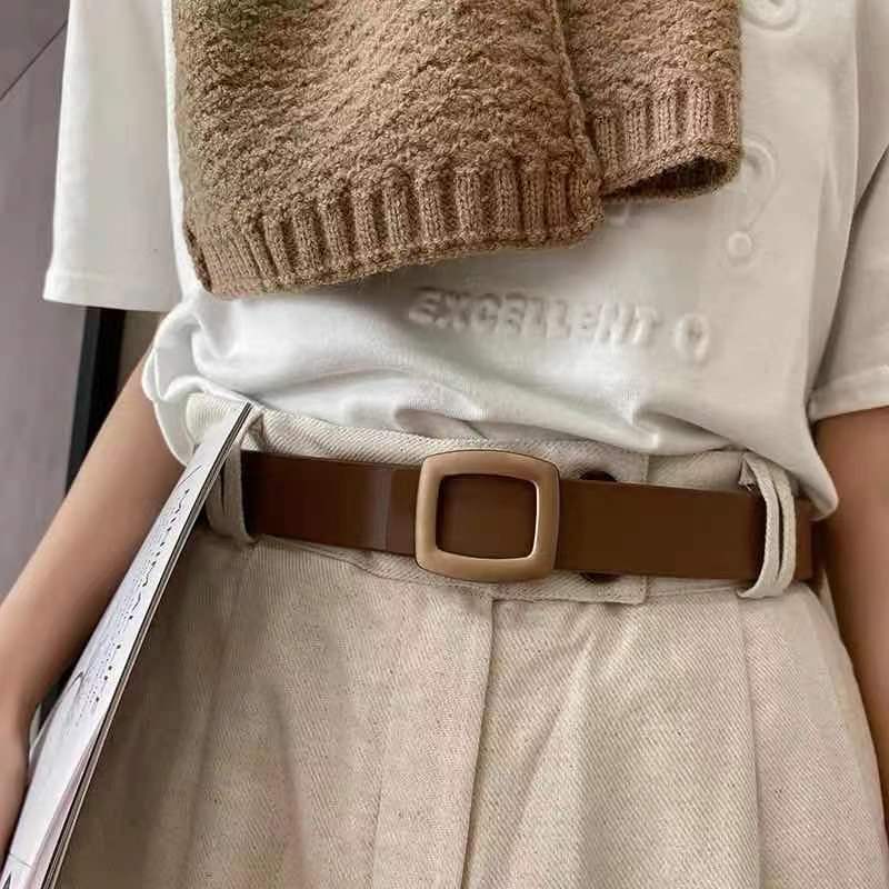 Title 7, Fashion Casual Ladies Belt With Removable Squar...