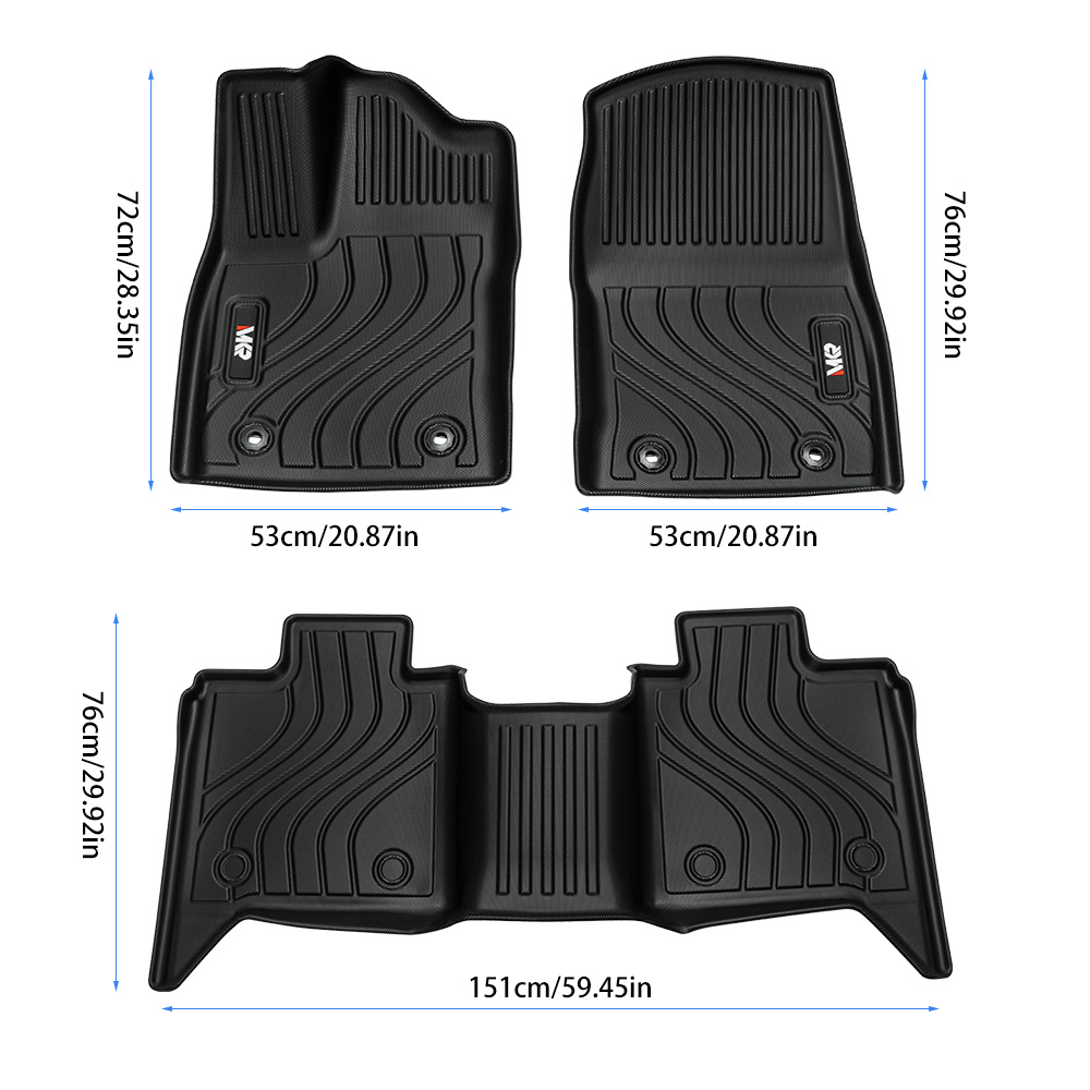 Floor Mats Fit For Tundra CrewMax Cab 2022-2025