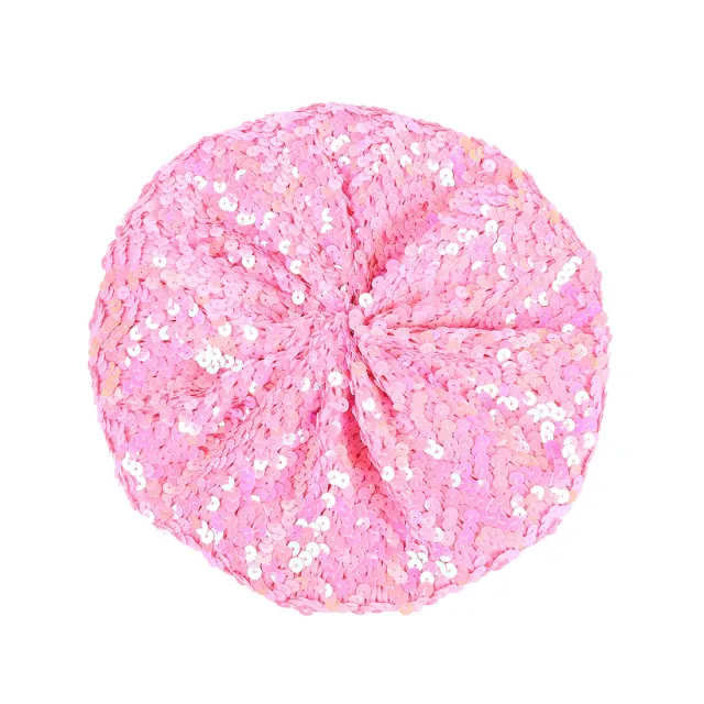Color Sequins Of Nightclub Dress Beret Pink - Shop at LoveMi