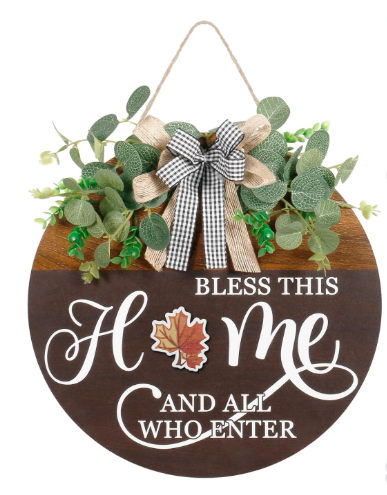 Interchangeable Seasonal Welcome Sign