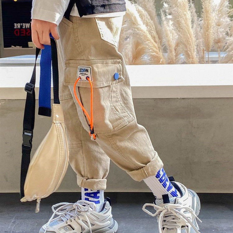 ربيع وخريف ملابس أطفال فضفاضة خفيفة للرياضة والراحة