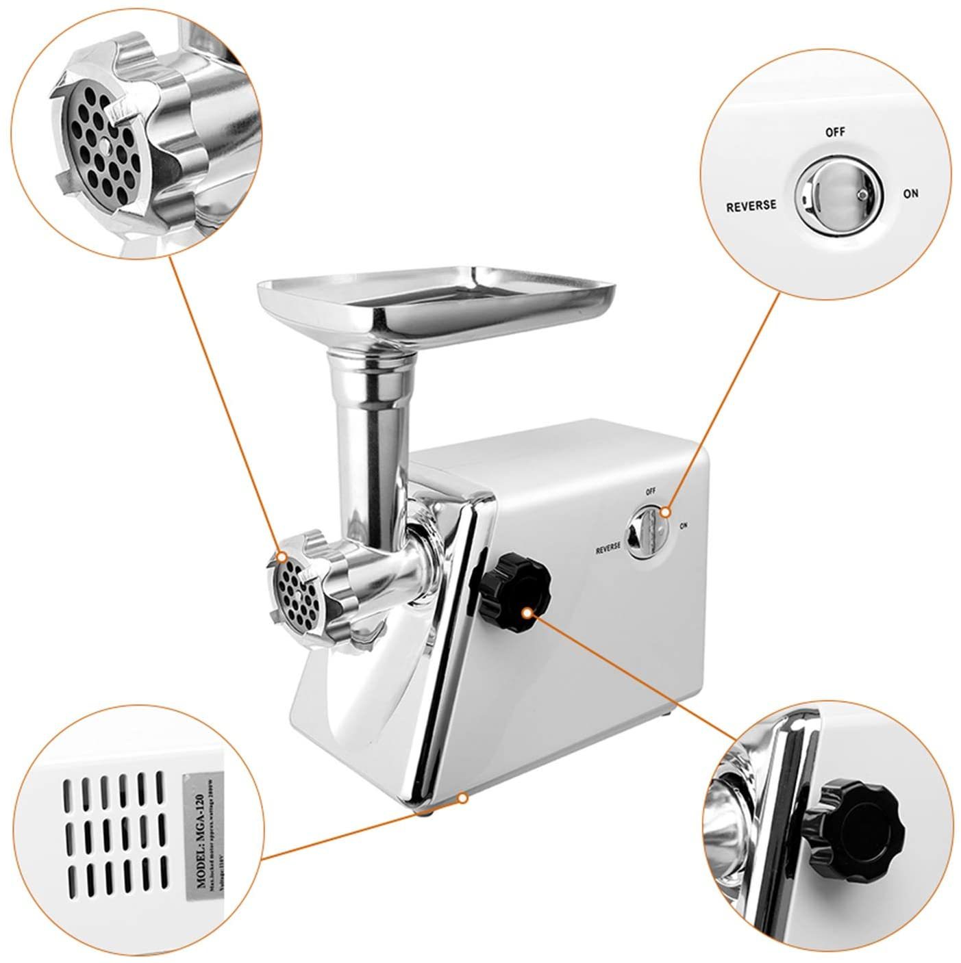 Title 4, Household Electric Stainless Steel Meat Grinder