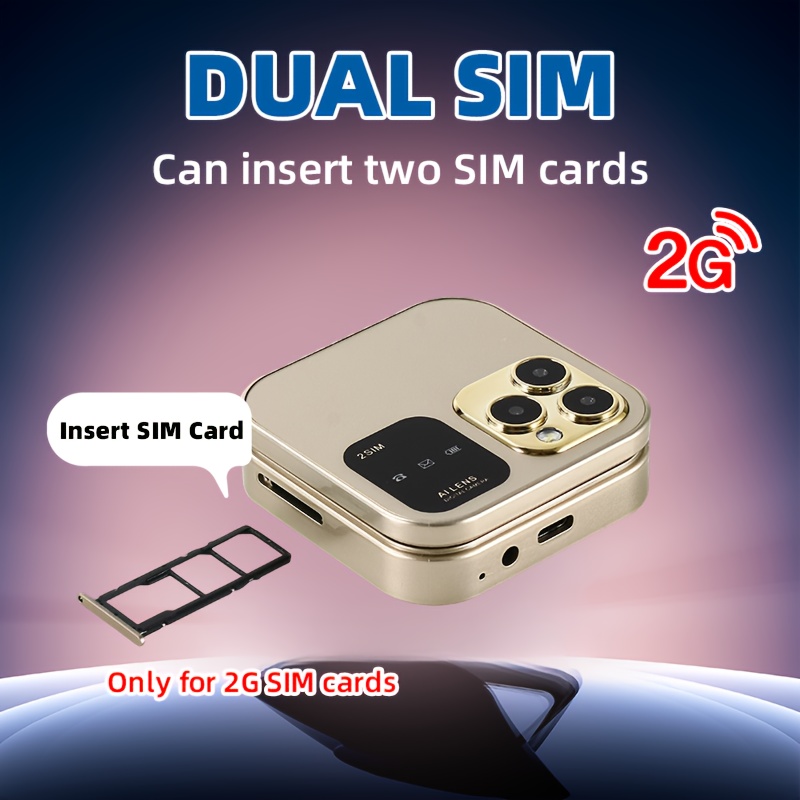 The New 2G Foldable Phone Features Dual SIM Dual Standby For Calls, Text Messages And Music, Making It Suitable For Travel, Outdoor Activities And As A Backup Phone