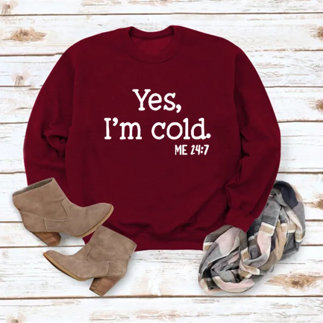 Letter Round Neck Pullover Long Sleeve Sweatshirt Styles9 2Xl - Shop at LoveMi