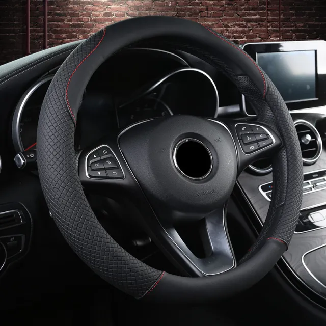 Car Steering Wheel Cover Four Seasons General Handle Cover Black - Shop at LoveMi