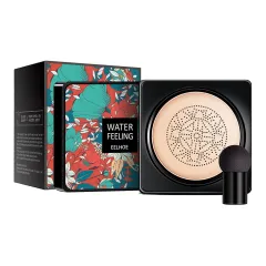 EELHOE Flawless Air Cushion BB Cream Mushroom Air Cushion Covers Blemishes, Waterproof, Sweat Proof And Non Shedding Makeup Pad BB Cream - Ivory - View 1