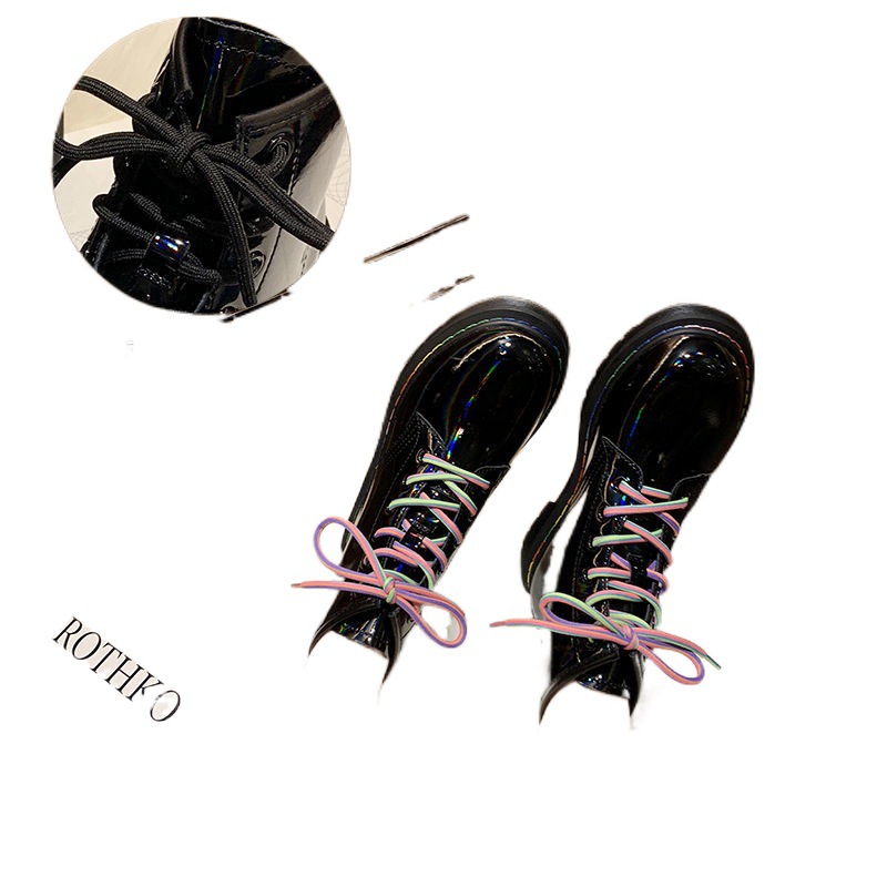 Martin Female Tide Ins Cool Wild British Style Spring And Autumn Single Boots  Thin Locomotive Boots