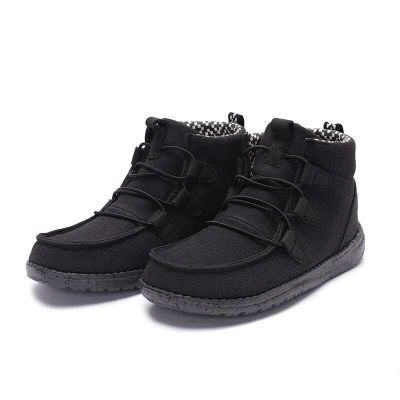 Title 5, Canvas shoes flat ankle boots