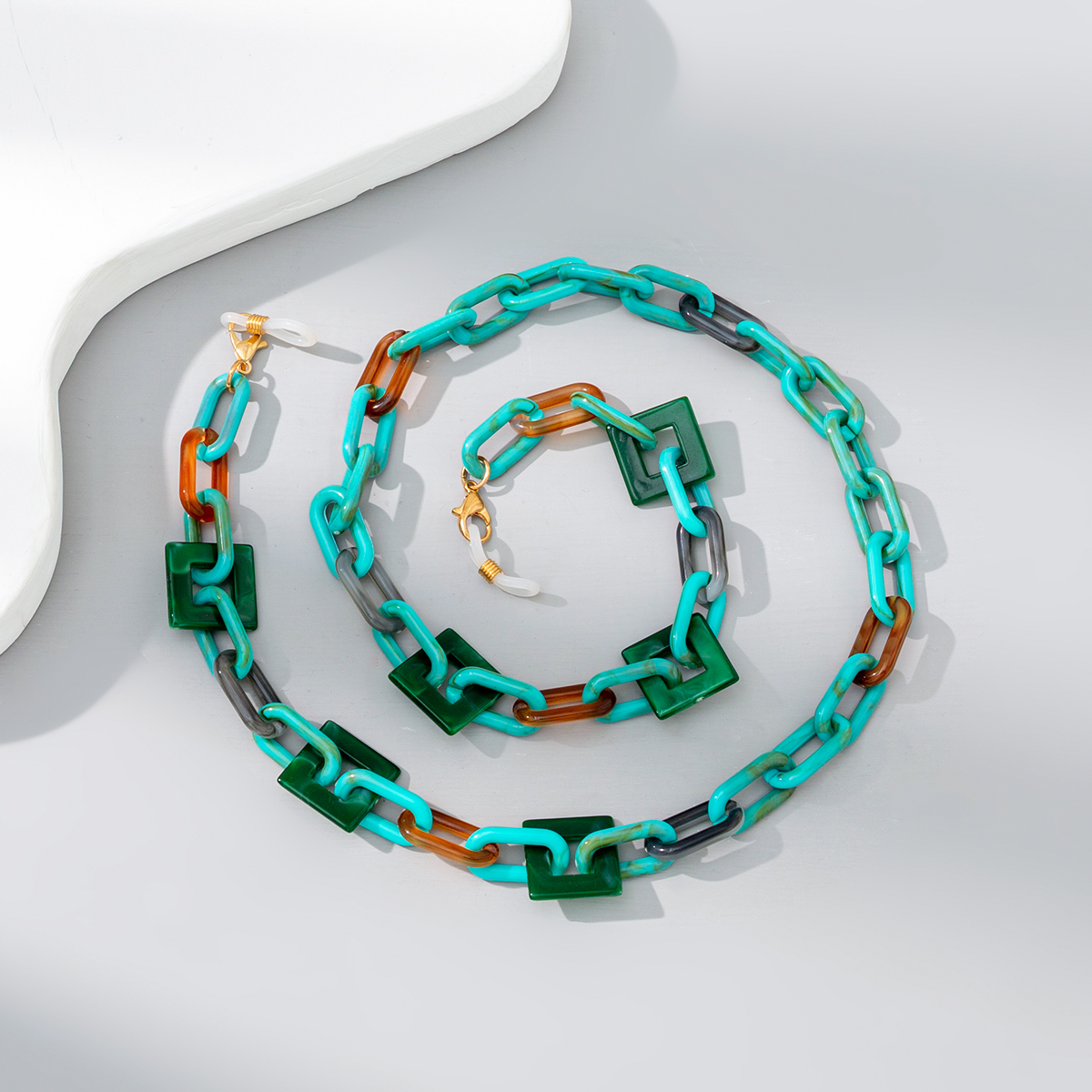 Colorful Mixed Acrylic Neckband And Eyeglass Chain - Image 6