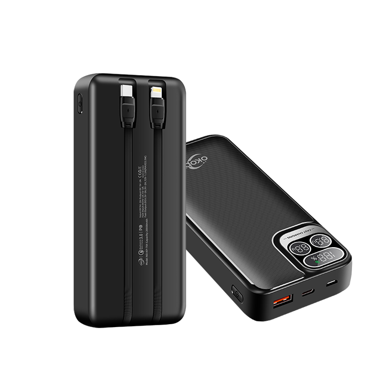 Power Bank 20,000mAh Carga Rápida con Pantalla