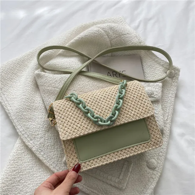 Women's Simple Fashion Pearl Handbag Green - Shop at LoveMi