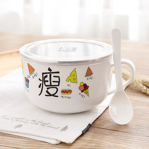 Title 5, Stainless Steel Cute Rabbit Instant Noodle Bowl...