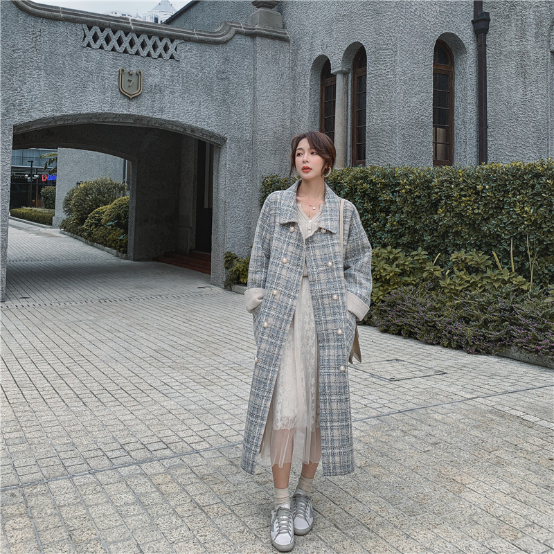 Loose Temperament Was Thin Hepburn Style Coat