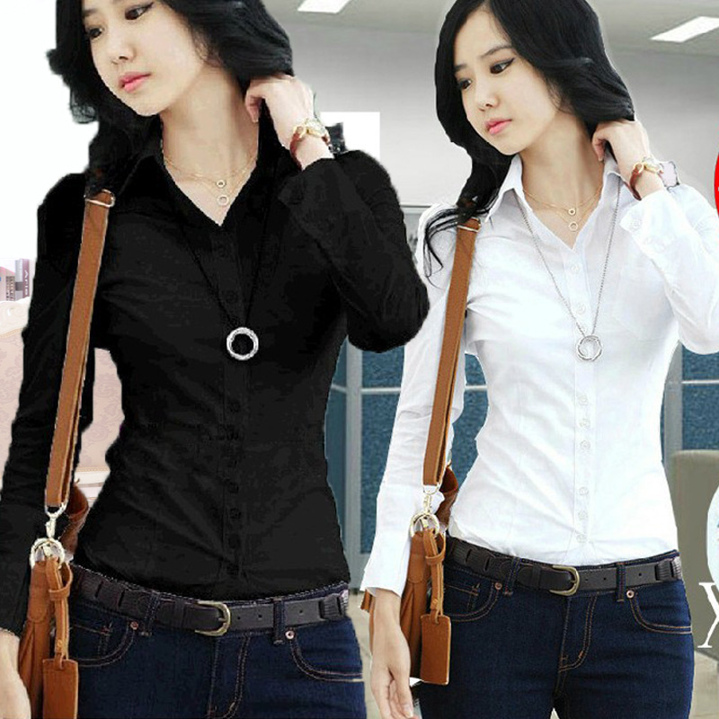 Korean Style Clothes Temperament Slim Professional Wear Formal Top