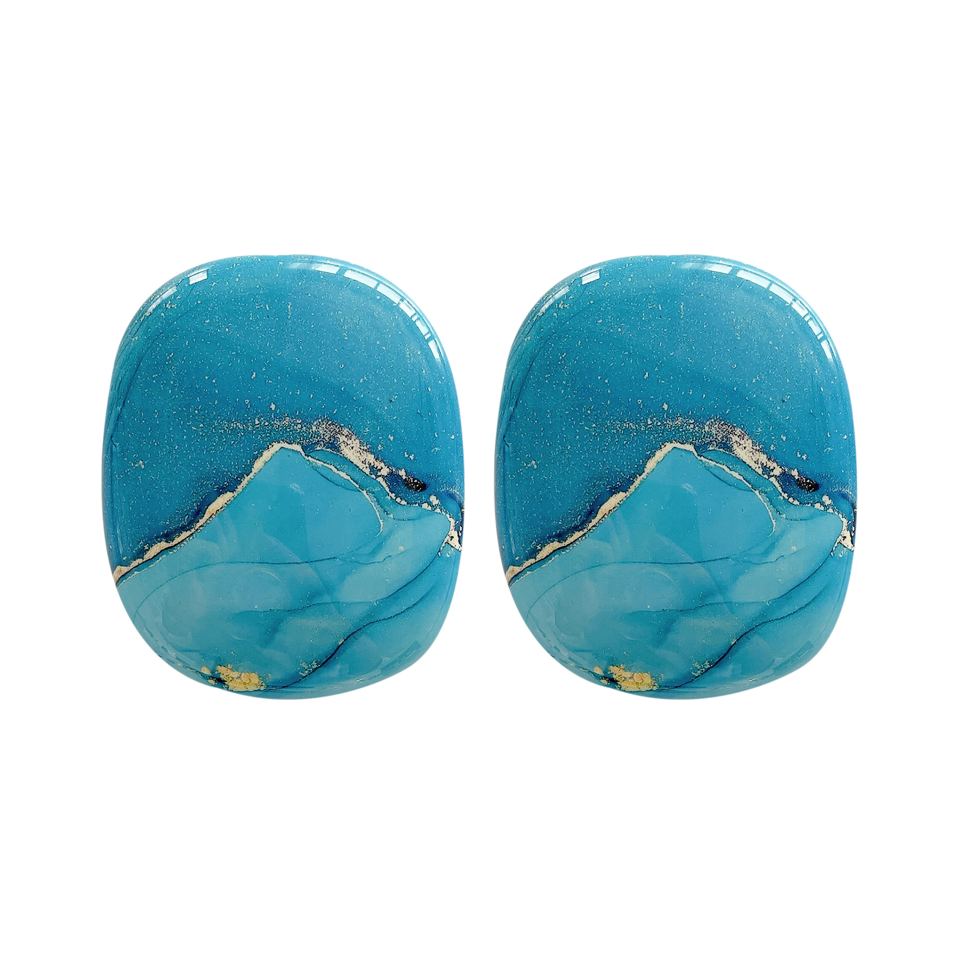 Silicone Marble Bluetooth Headset Cover - 4