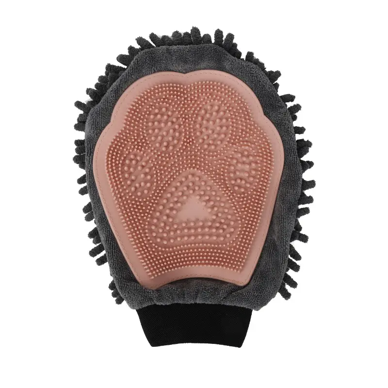 Pet Bathing Brush 2-in-1 Grooming Glove Elegant