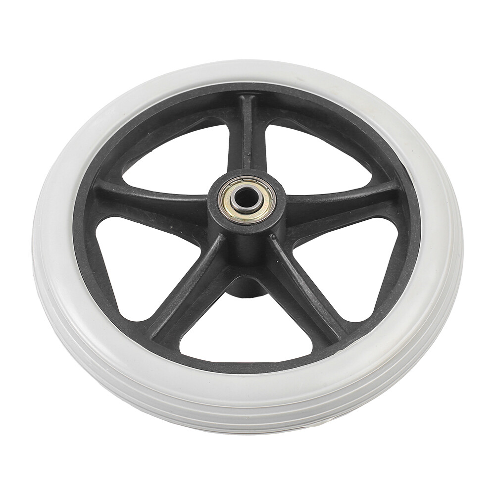 Heavy Duty Wheelchair Replacement Front Wheel Solid Tire 2PCS UK — image 6