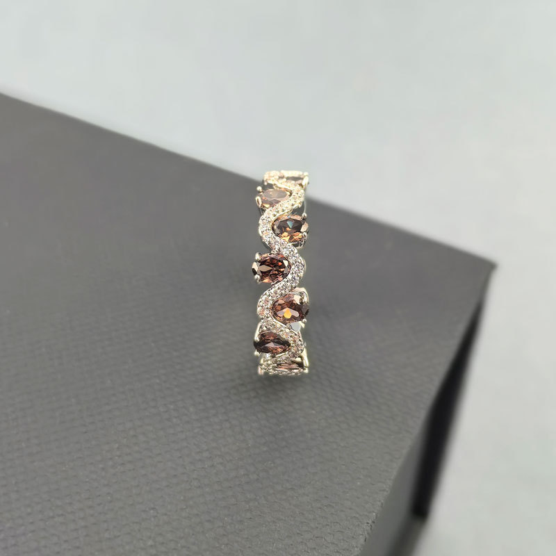 Sparkling Zircon Fashion Hot Selling Open Ring thumbnail 5