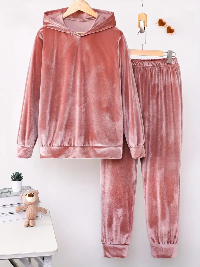 2026 New Arrival Fashion Solid Color Pullover Women's Matching Set