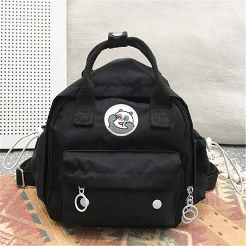 Backpack Mommy Bag Waterproof Mom And Baby Bag Black - Shop at LoveMi
