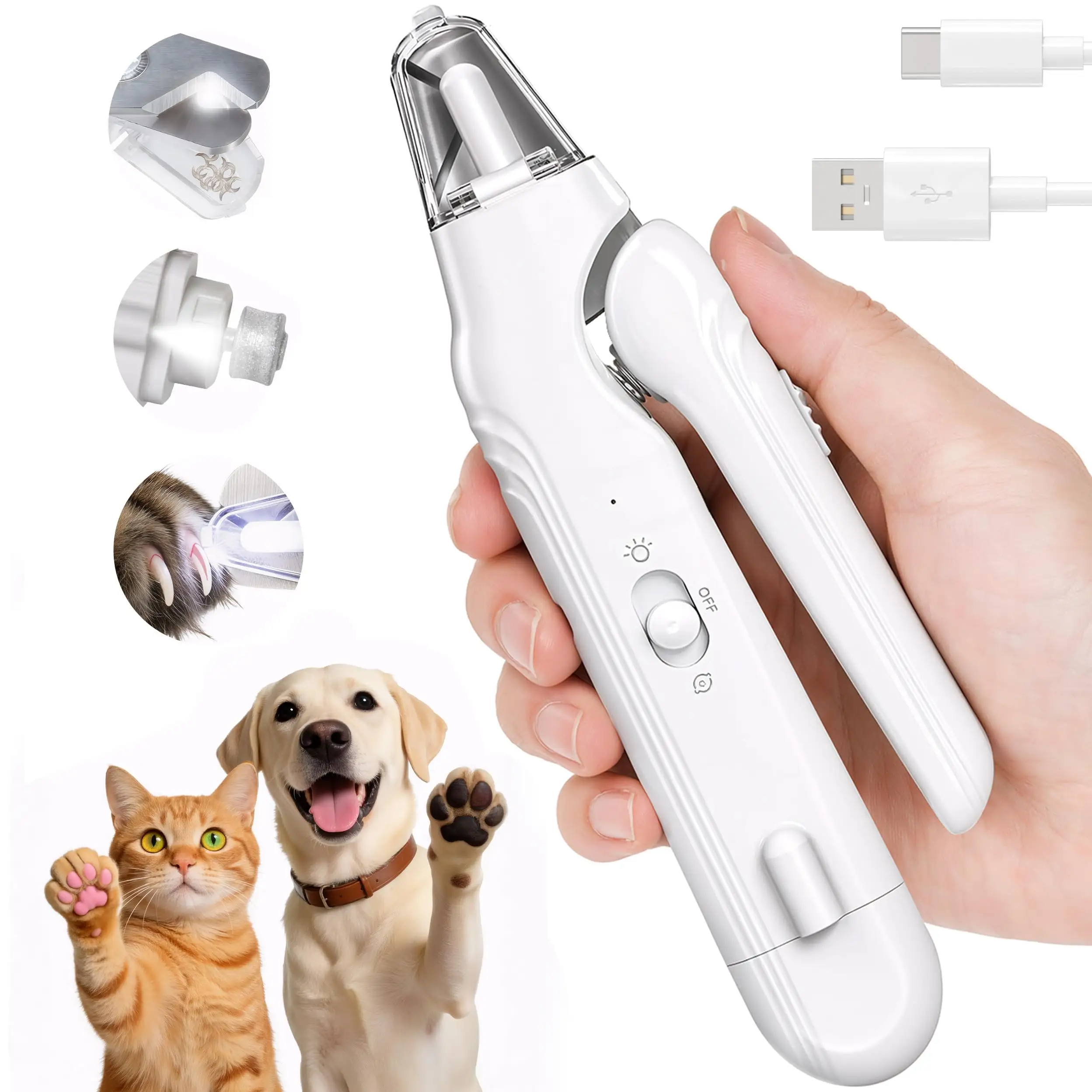 2-in-1 Dog Nail Clippers
