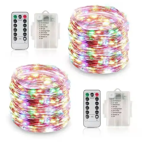 Three a Battery Box Type Copper Wire String Light