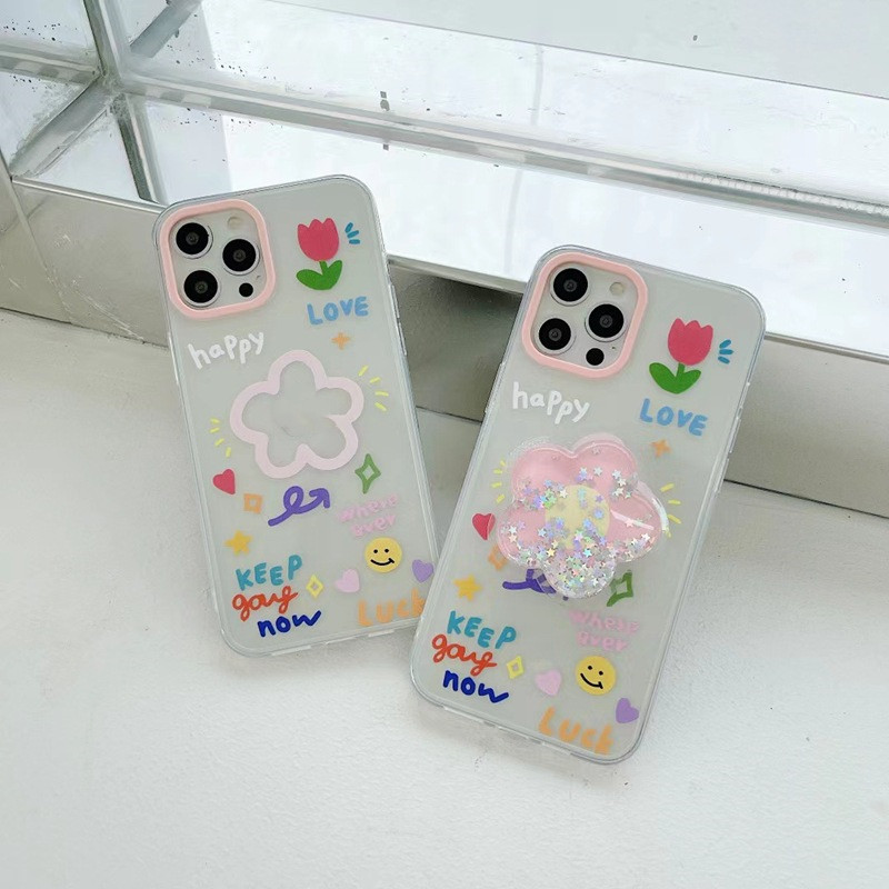 Simple Flower Silicone Phone Case - Image 2