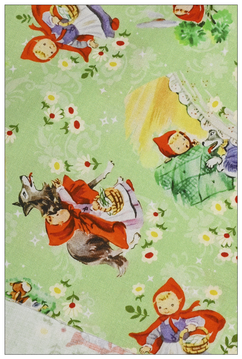 Cotton Fairy Tale Print Fabric, picture 3 of 3