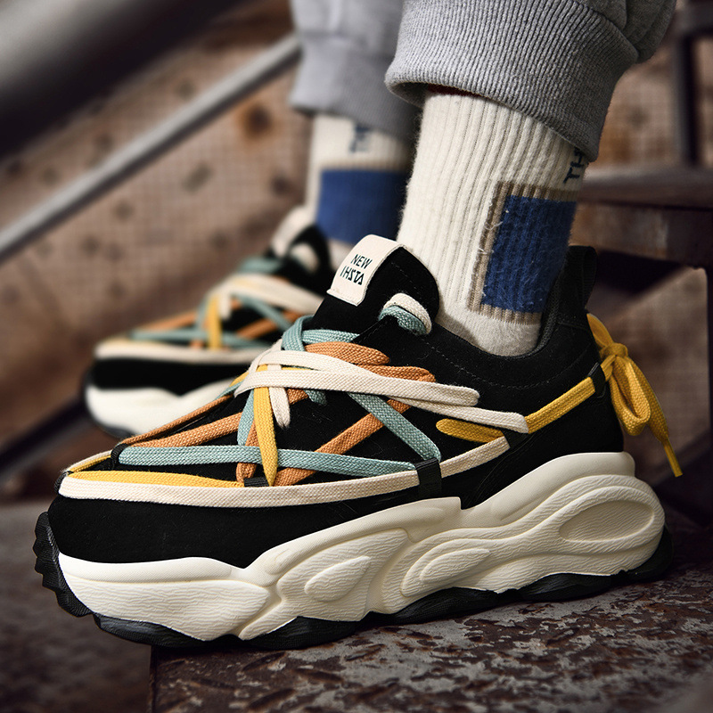 New Dad Shoes Ins Versatile Couple Sports Platform Increased By Retro Casual Shoes Niche