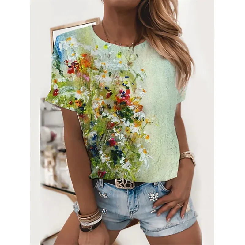 3D Sunflower Women's Flower Print - Huada4