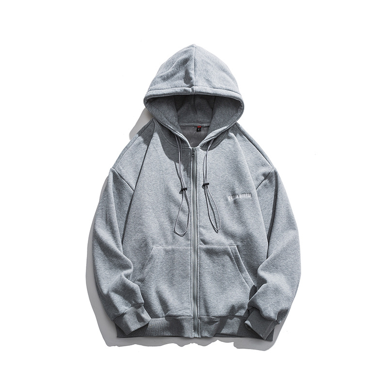 Men's Casual Cardigan Hooded Sweater