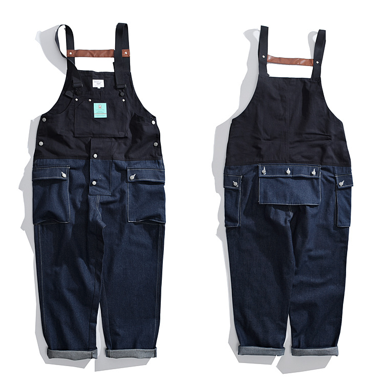 Title 8, Heren Colorblock Workwear Tuinbroek Daddy Pants...