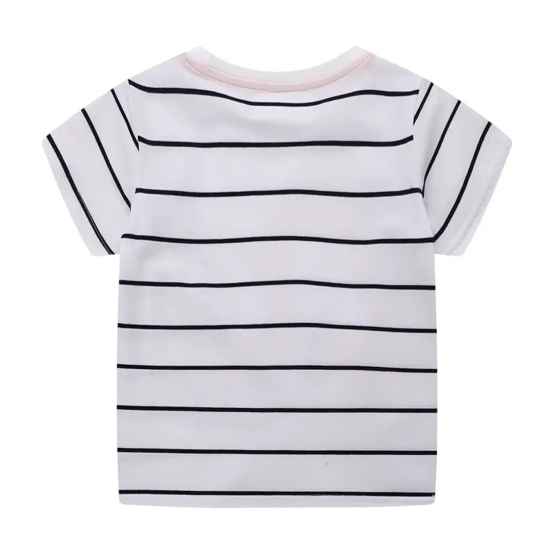 European And American Style Girls Knitted Cotton Short Sleeves