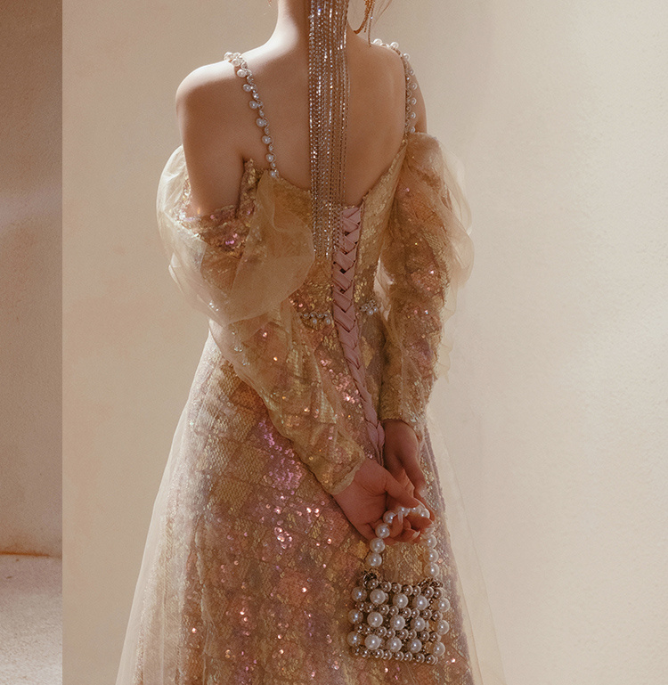 Ladies' High-end Evening Dress For Adults