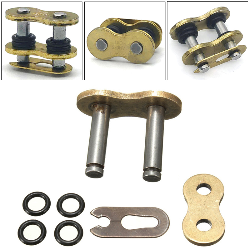 Rear Chain Link, Split Connecting Joining, 530 TVH Heavy Duty 'O' Ring GOLD UK