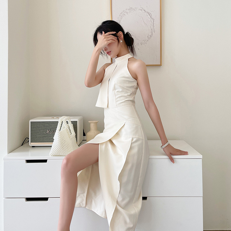 Halter-Neck Midi Dress, picture 2 of 6