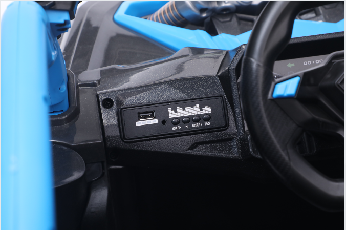 24V 400W Kids Ride On Car UTV W&Parents Remote Control,4-wheel Suspension, 3 Speed, Power Display,Bluetooth,MP3,Music,LED Light, Provide A Speed Of 4-8KM&H For Kids 2
