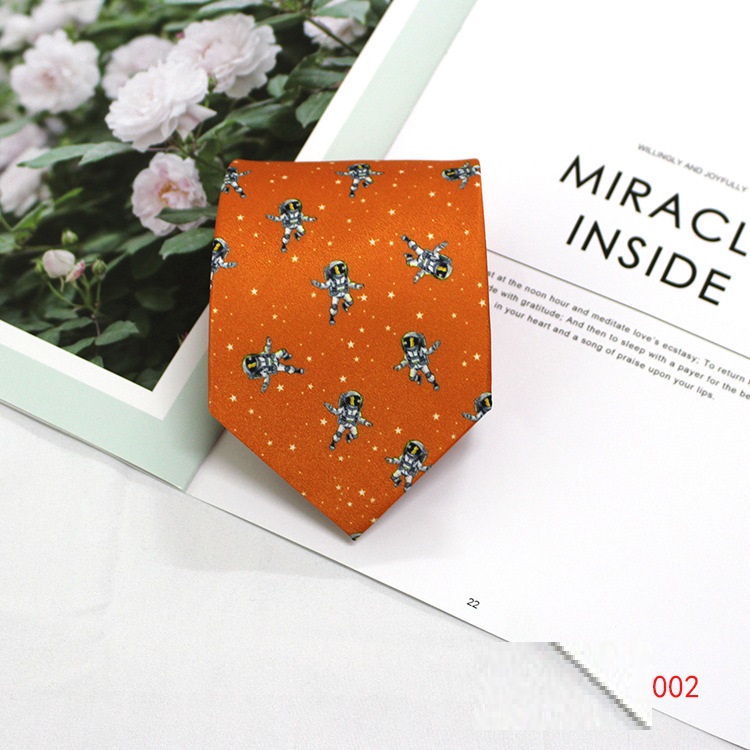 Casual Men's Tie Business Formal Wear 9CM Printed British Style Polyester Yarn Tie