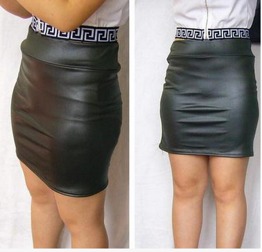 High Waist Bag Hip Slim Mini Sexy Short Skirt Black - Shop at LoveMi