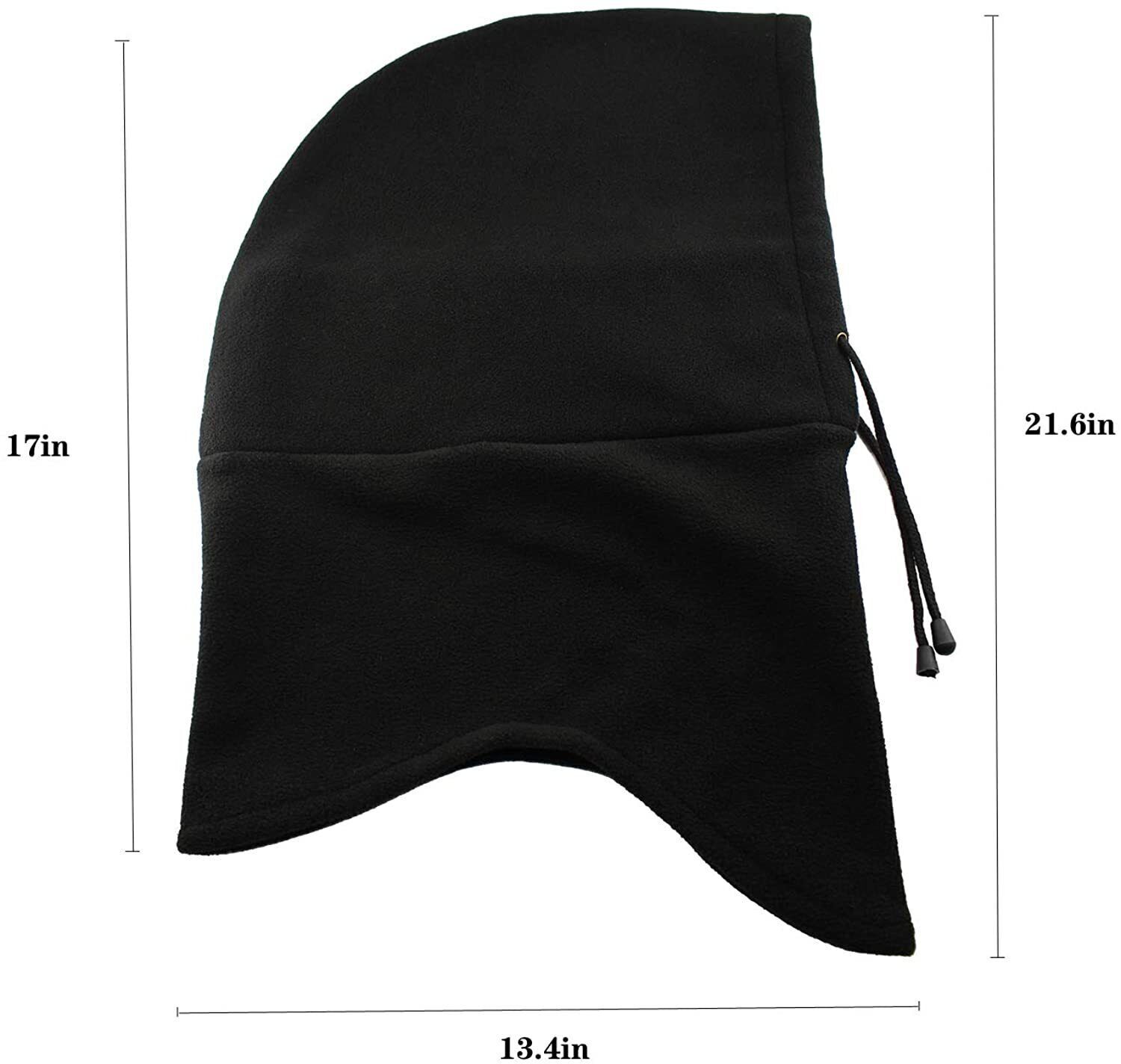 Mens Winter Thermal Fleece Balaclava Hat Motorcycle Neck Warmer Hood Face — image 8