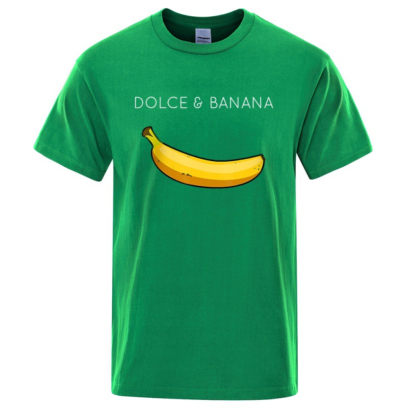 Title 9, Dolce Banana Fashion Print Heren T-shirts