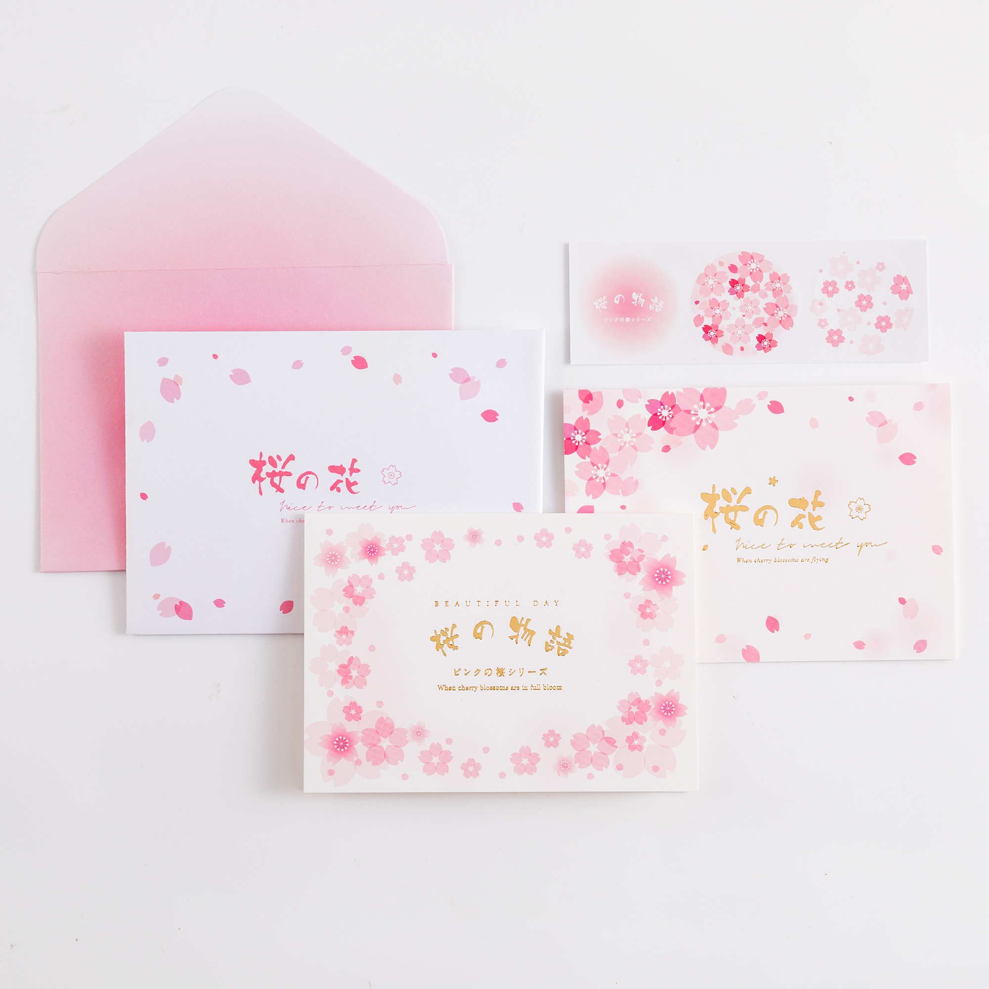 Greeting Card Set Series Hand Account Decorative Envelope